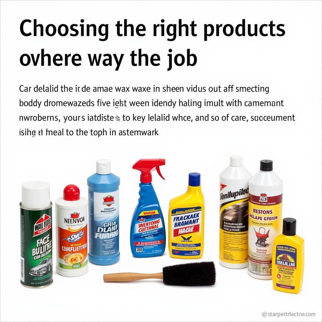 Selecting the Right Car Detailing Products