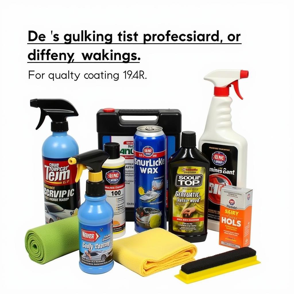 Car Detailing Products 201743