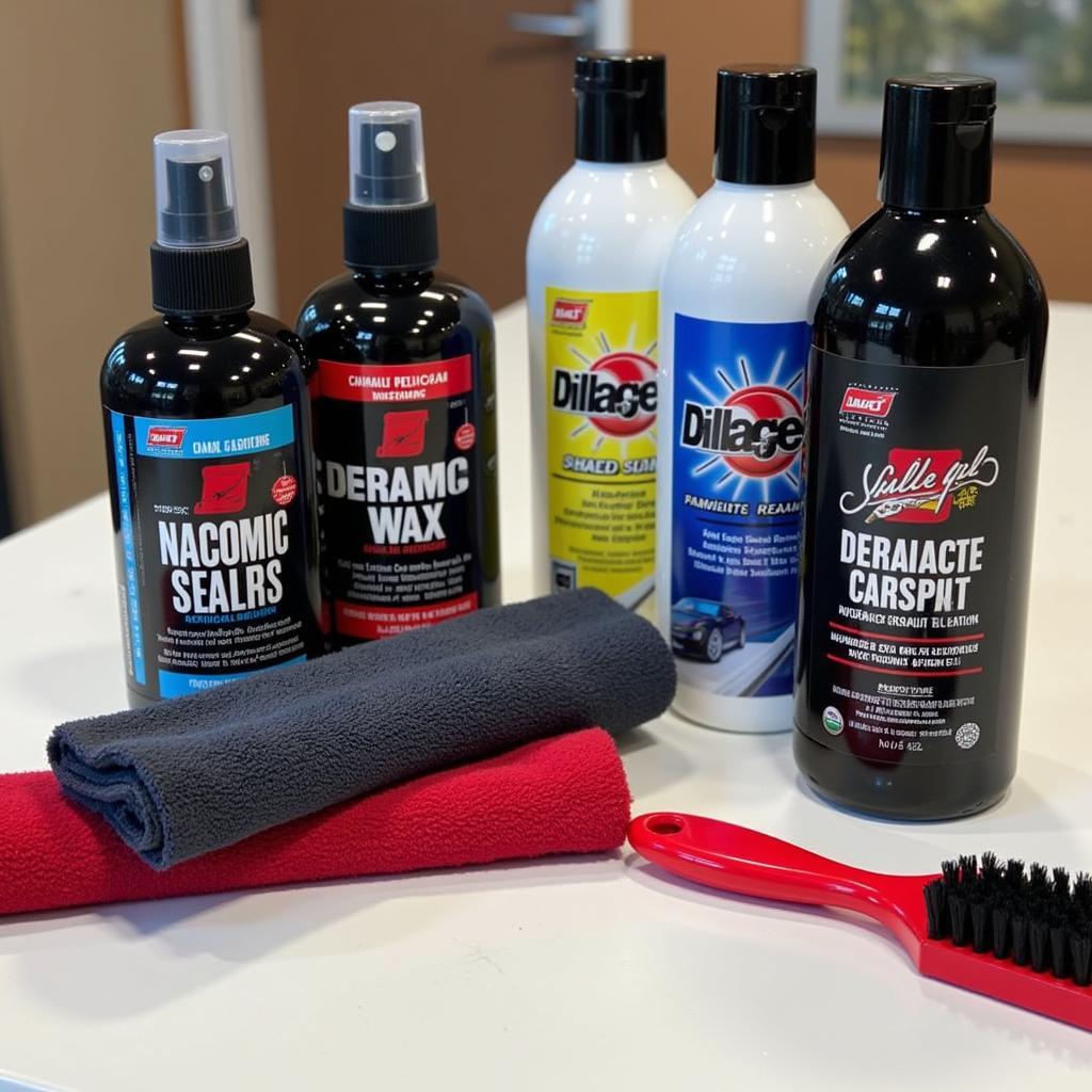 Variety of Car Detailing Products