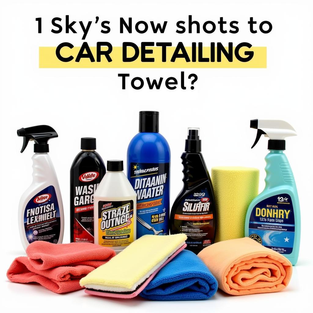 Essential Car Detailing Products and Tools