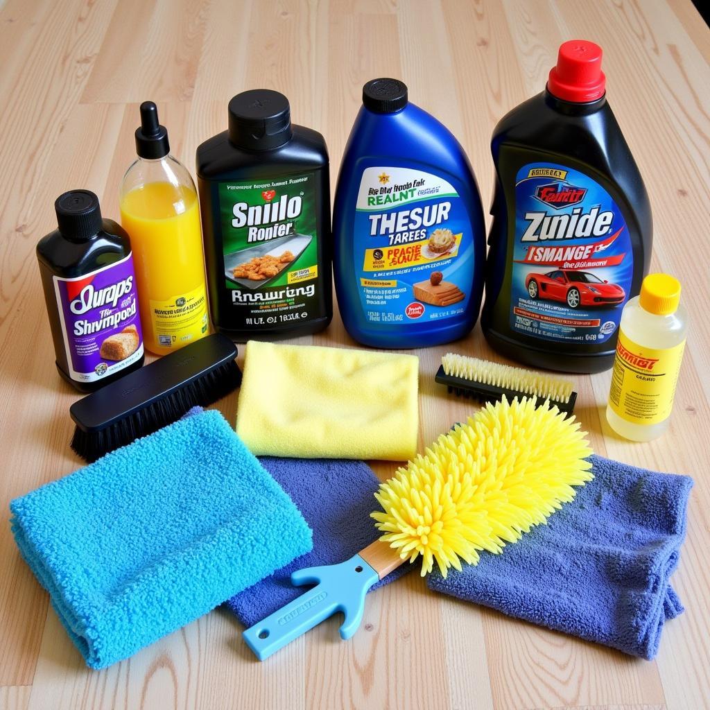 Car Detailing Products and Tools