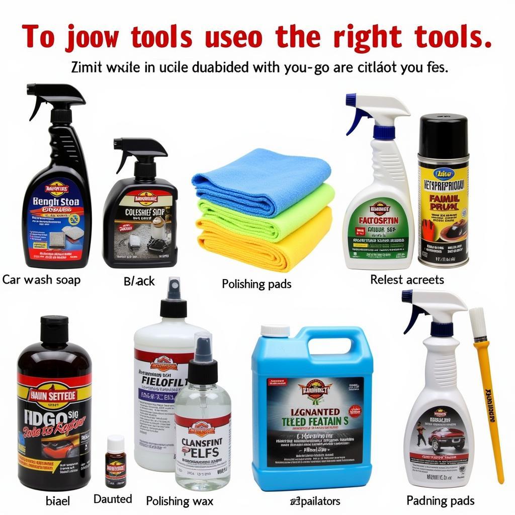 Essential Car Detailing Products and Tools