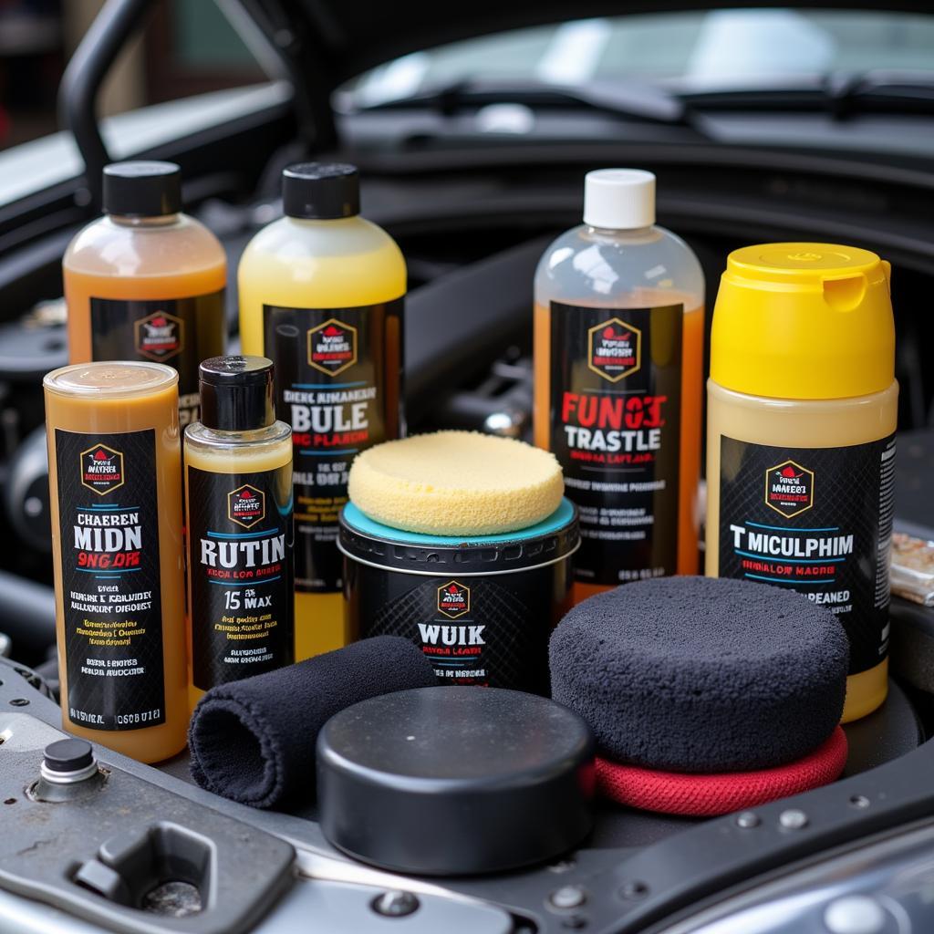 Professional car detailing products