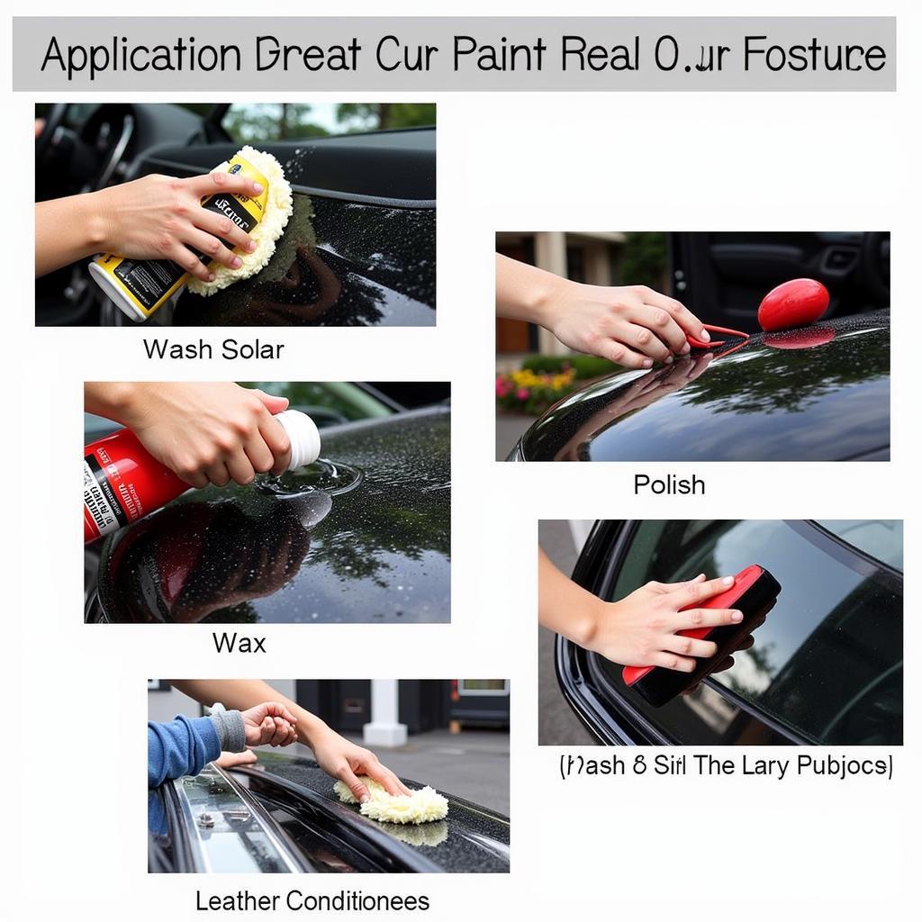 Car Detailing Products in Action: Achieving a Professional Finish