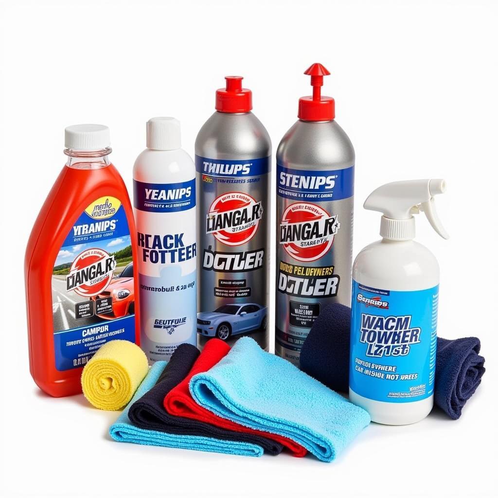 Car Detailing Products: Microfiber Towels and Soap