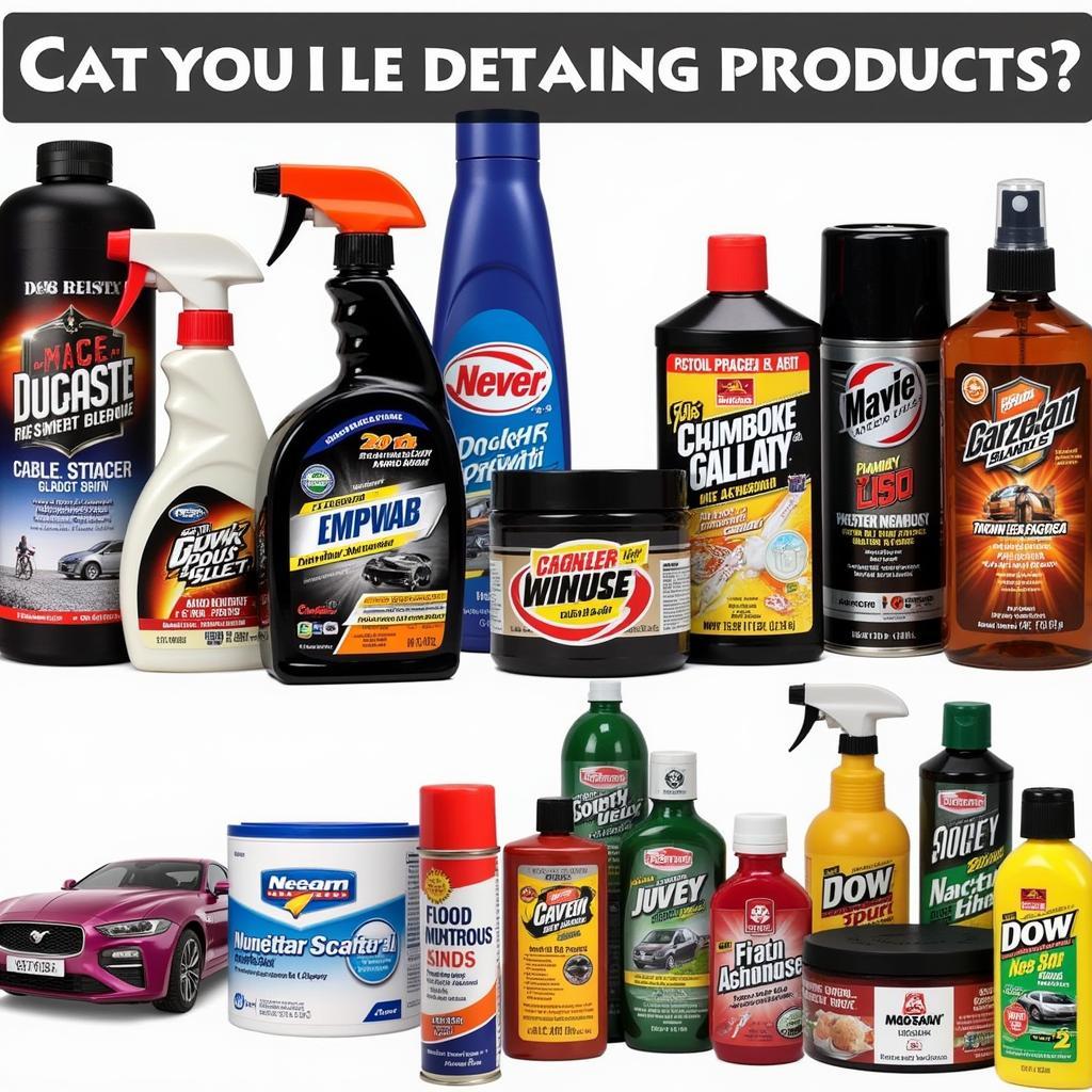 Selecting the Right Car Detailing Products