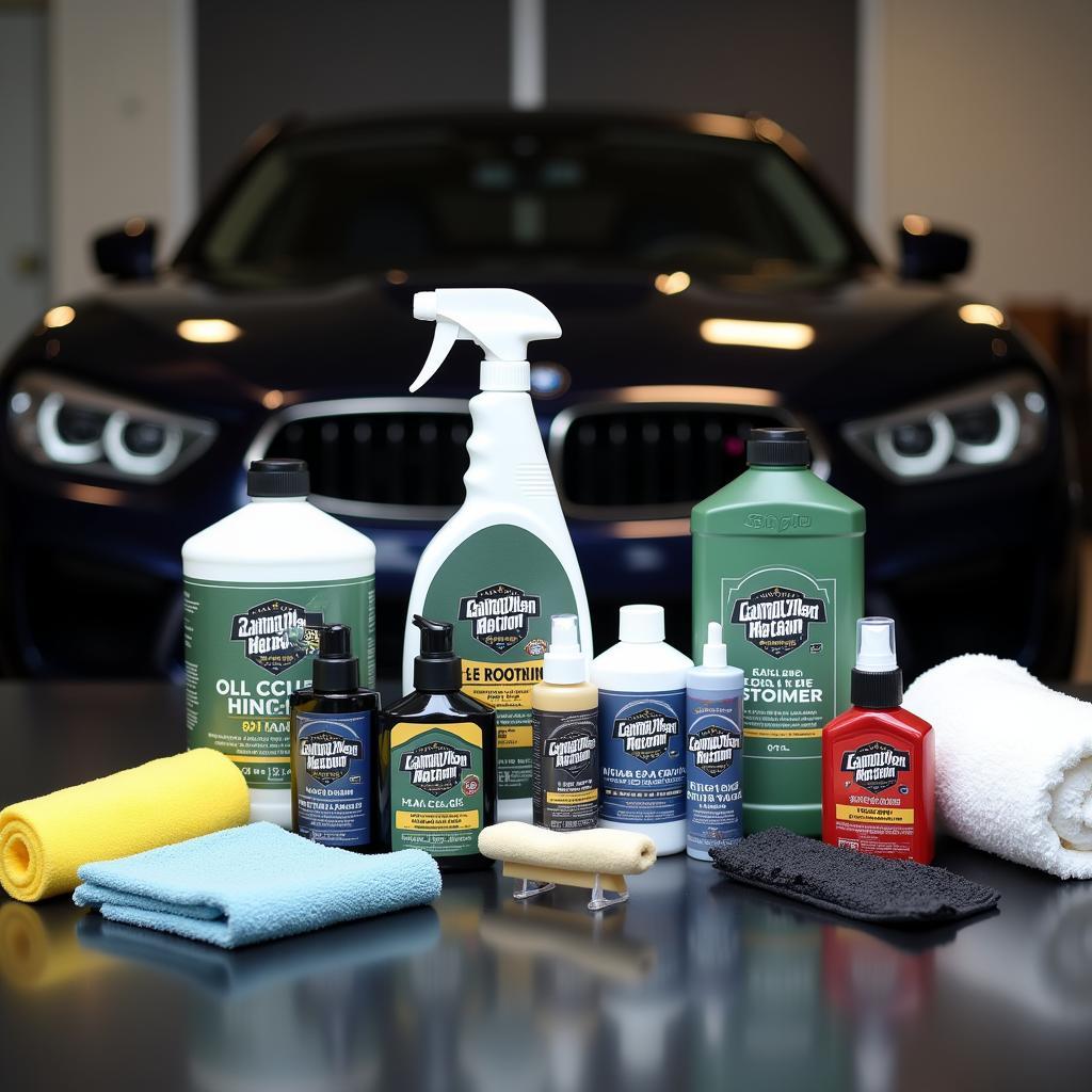 Car Detailing Products Setup