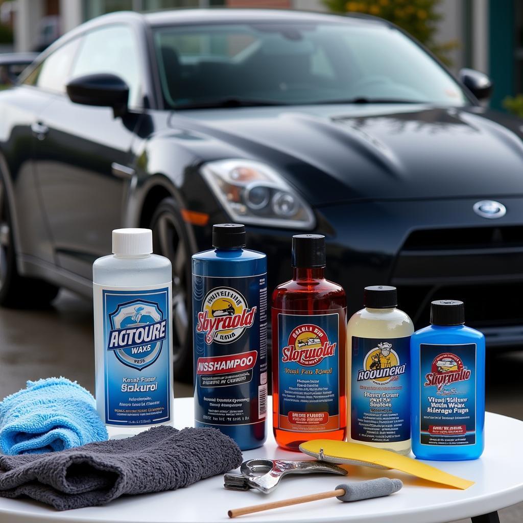 Car Detailing Products for Wash and Wax