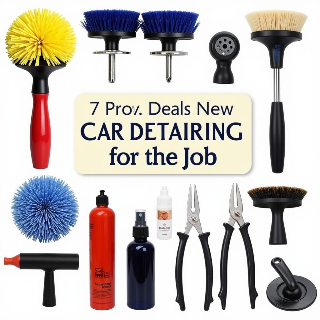 Professional Car Detailing Tools and Equipment