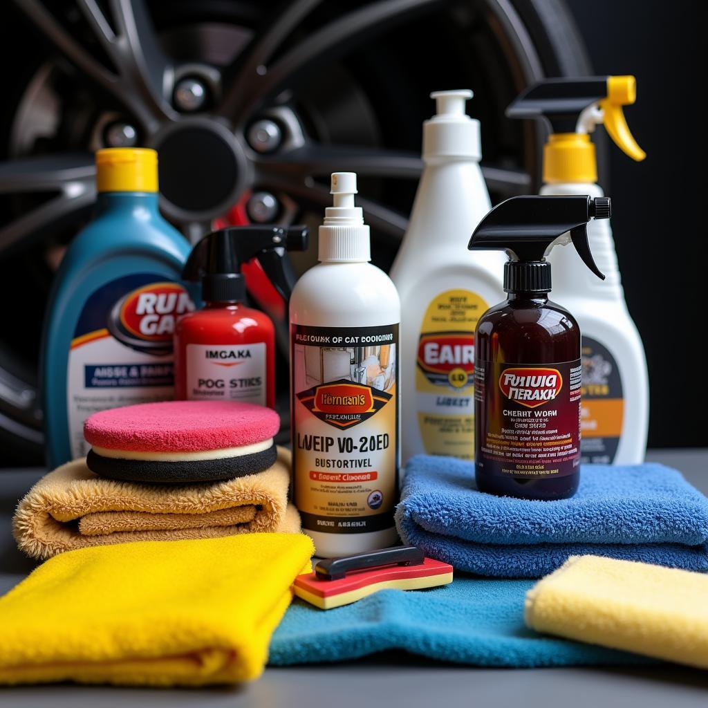 Professional Car Detailing Tools and Products