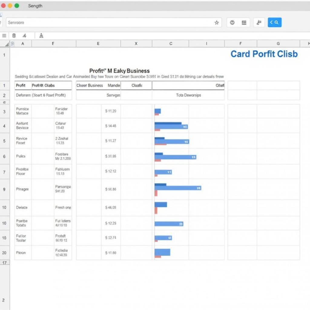 Car Detailing Profit Analysis Spreadsheet