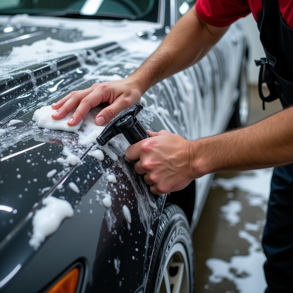 Exterior car wash in PTC GA