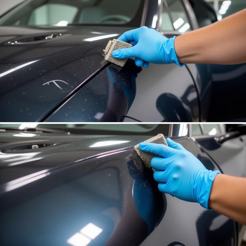 Car Detailing Removing Tough Stains