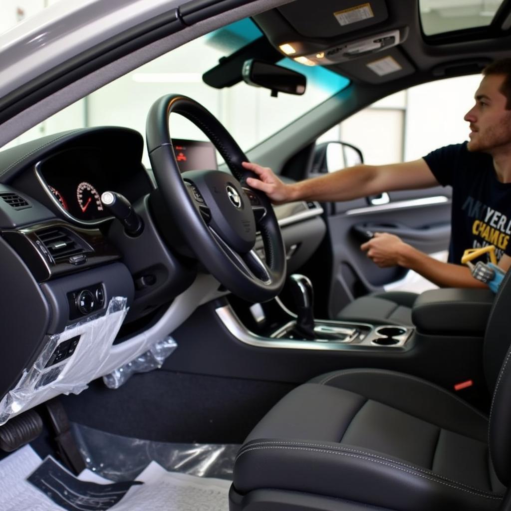 Professional interior car detailing in Rochester, MN