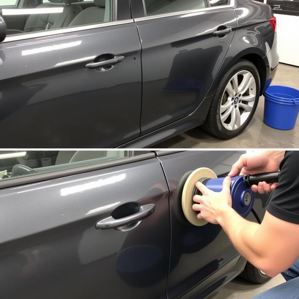 Paint correction process in Salisbury, UK