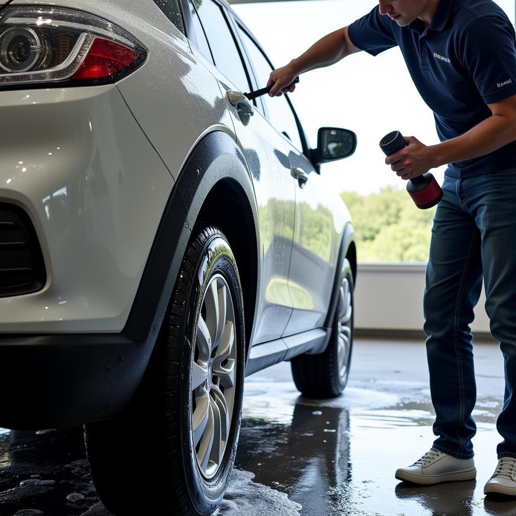 Exterior car wash and detailing in Saranac Lake, NY