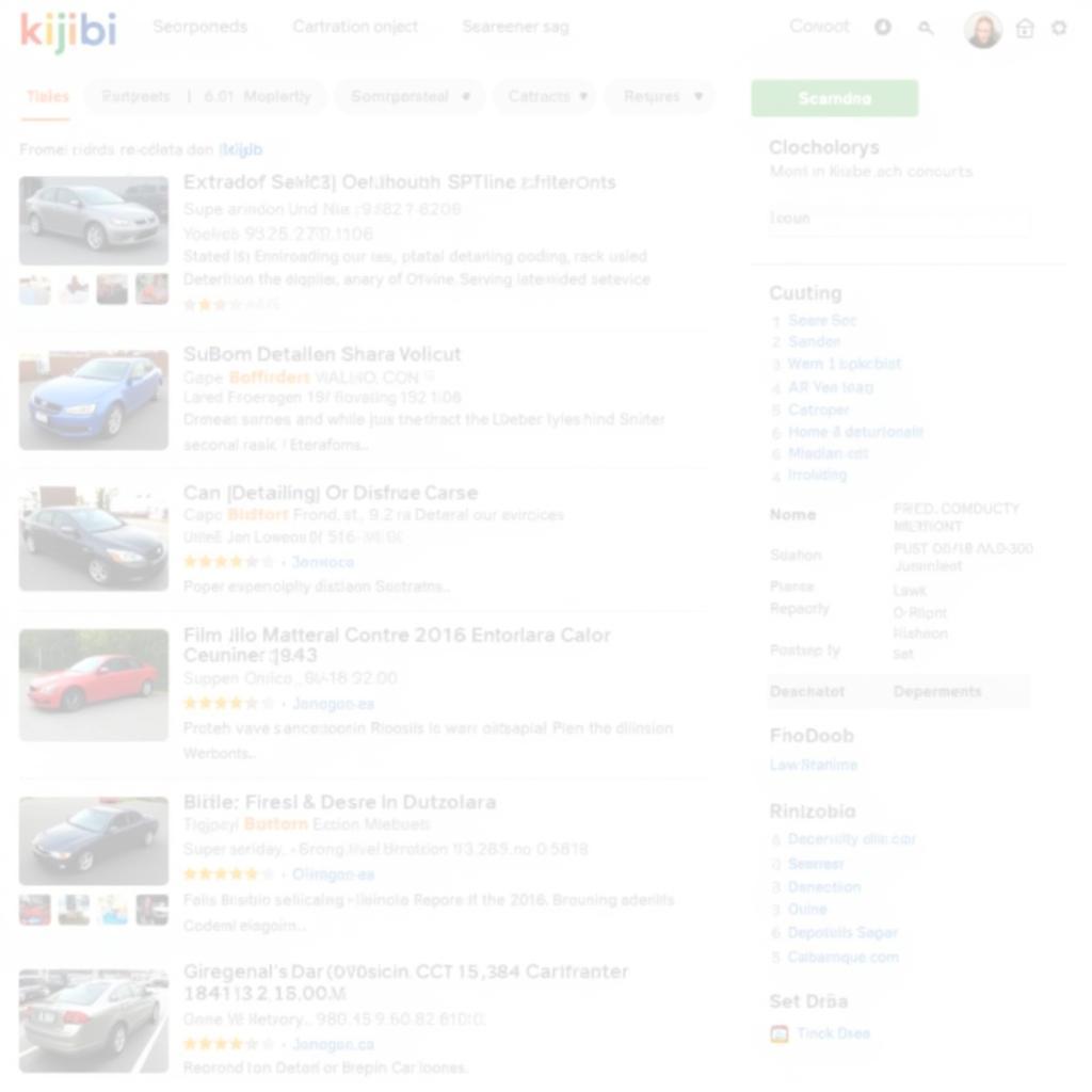 Searching for Car Detailing Services on Kijiji in Scarborough