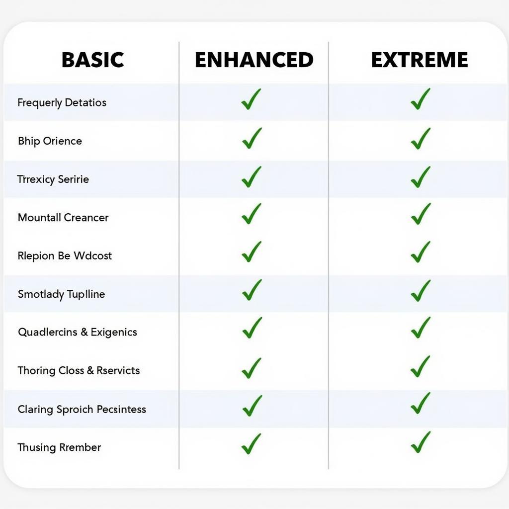 Comparing Different Car Detailing Schedules