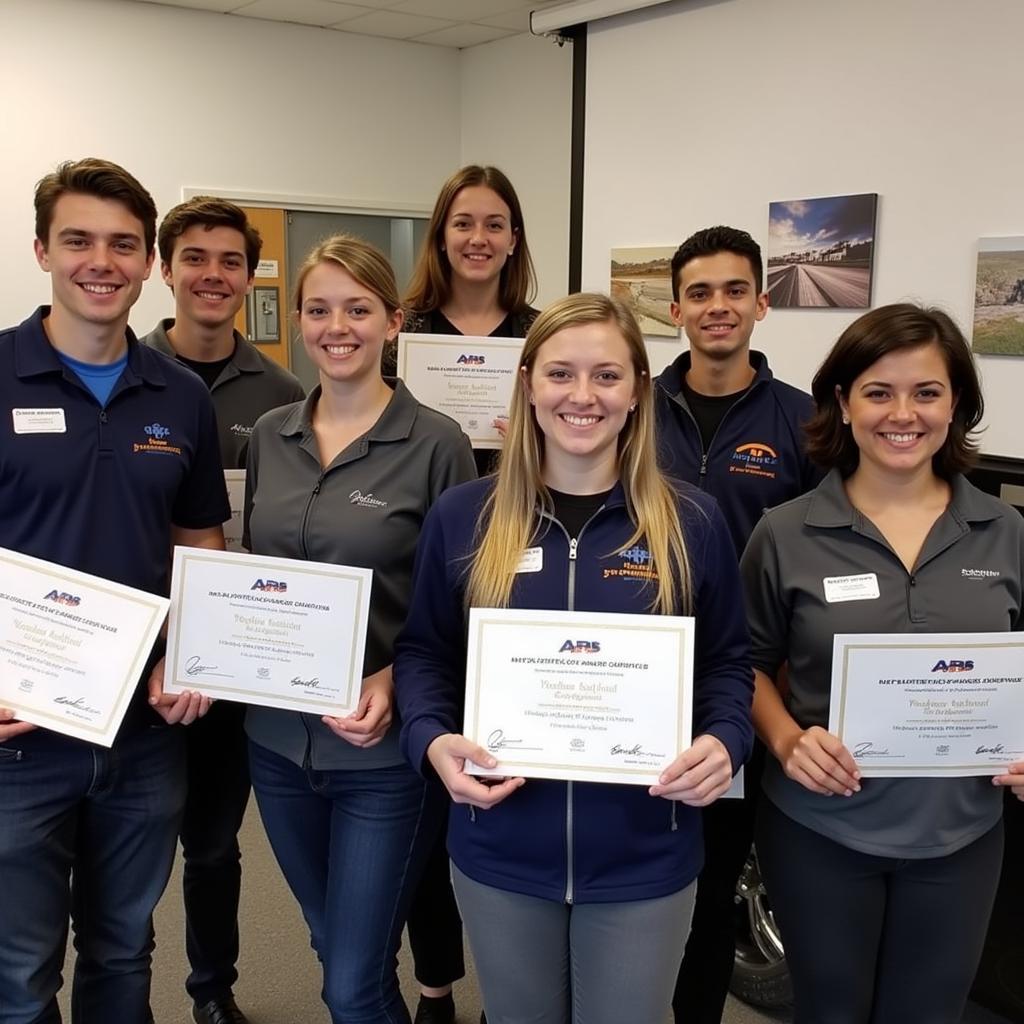 Car Detailing School Graduates in CT Holding Certificates