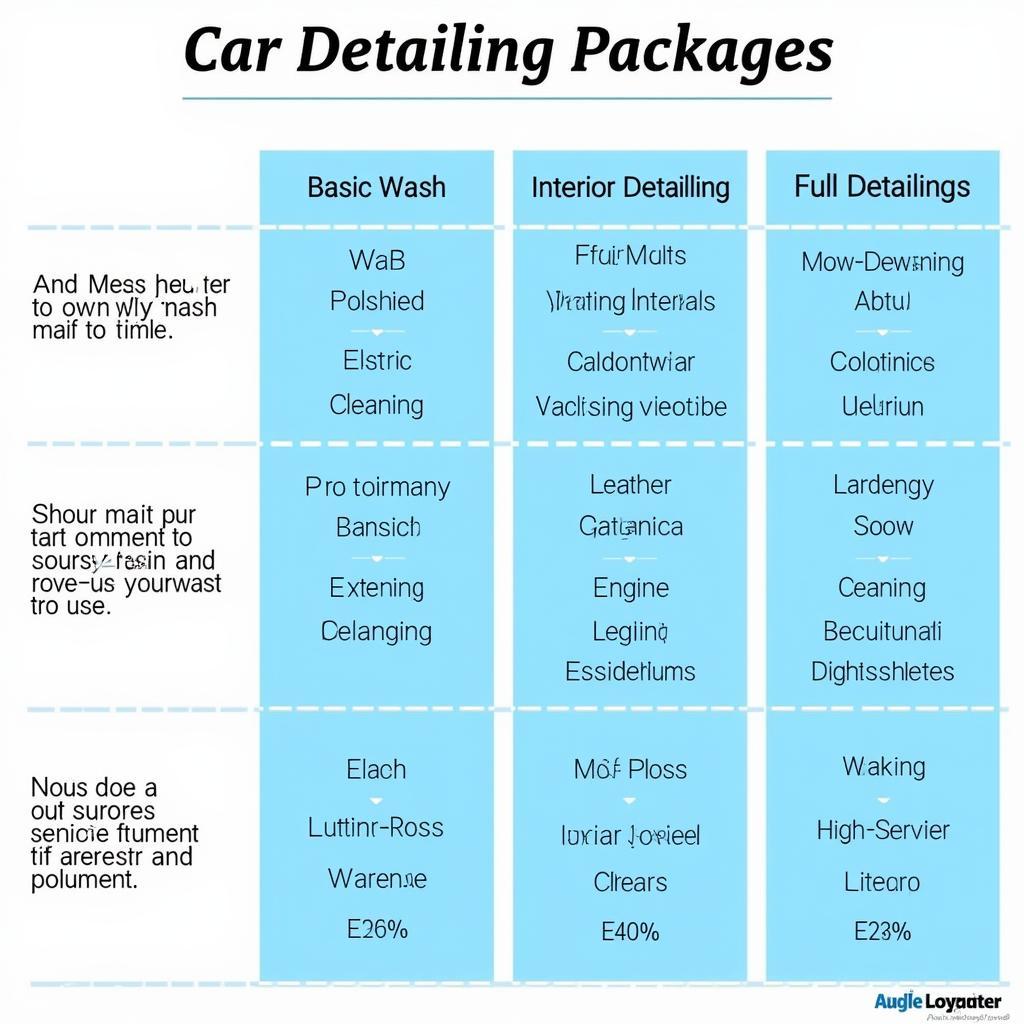 Car Detailing Services Comparison