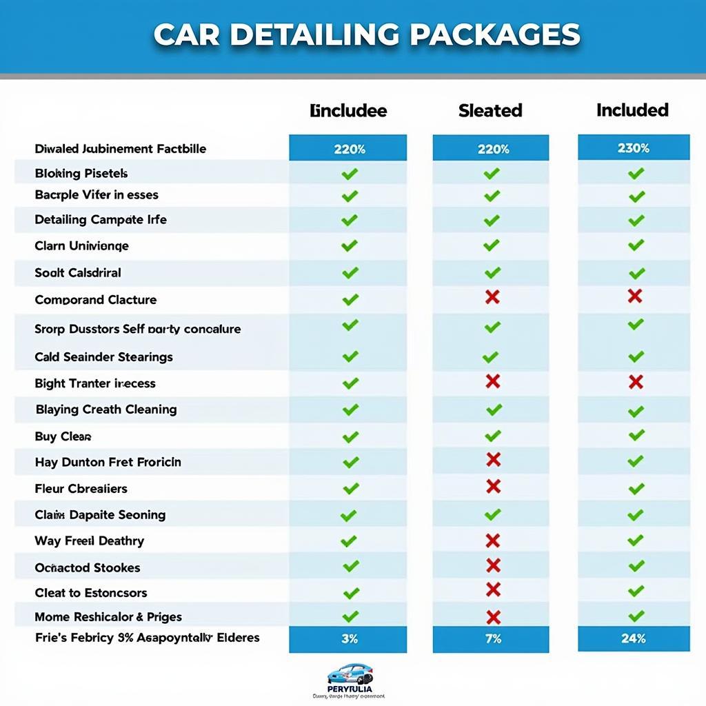 Comparing Different Car Detailing Services and Packages