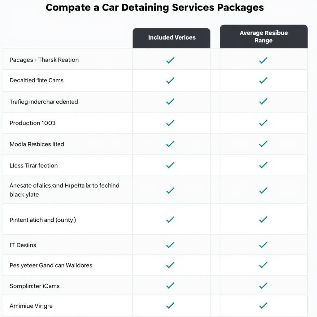 Comparison of Different Car Detailing Services