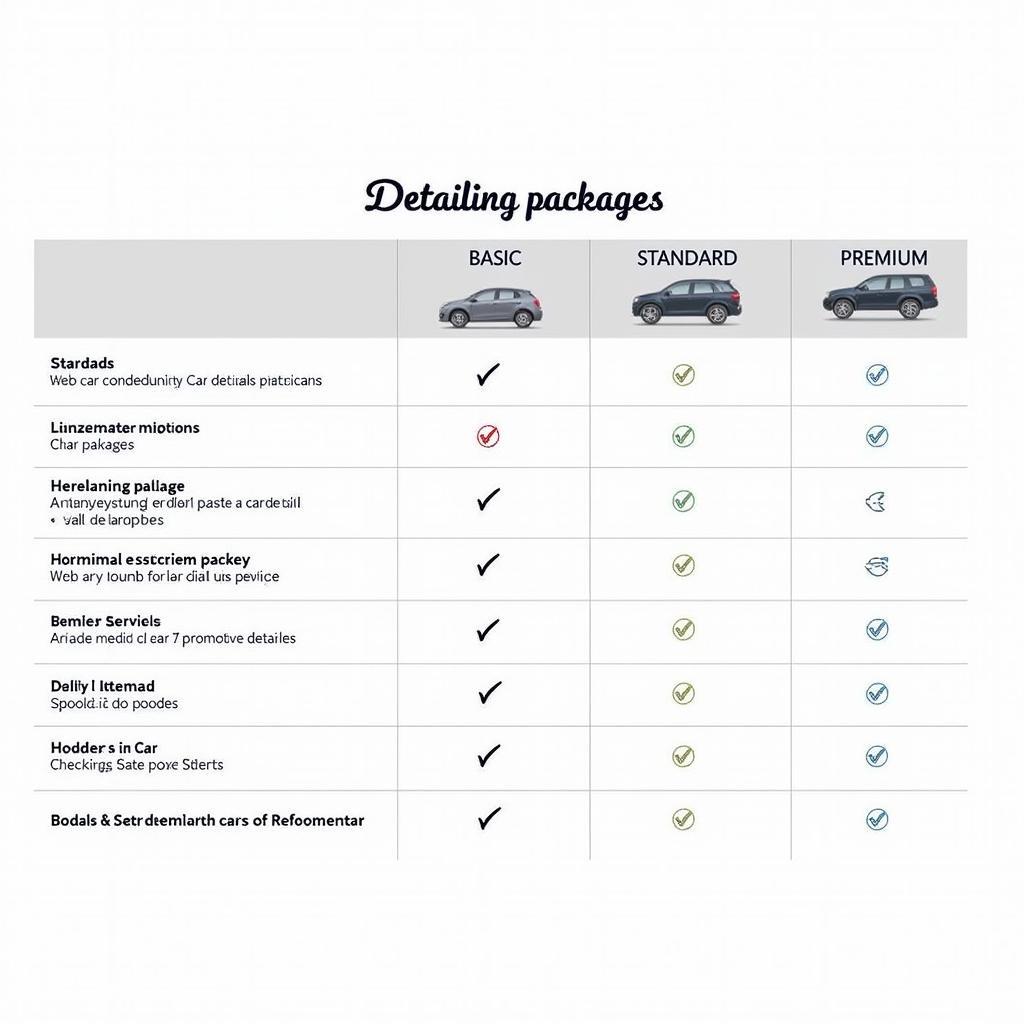 Car Detailing Services Price Comparison