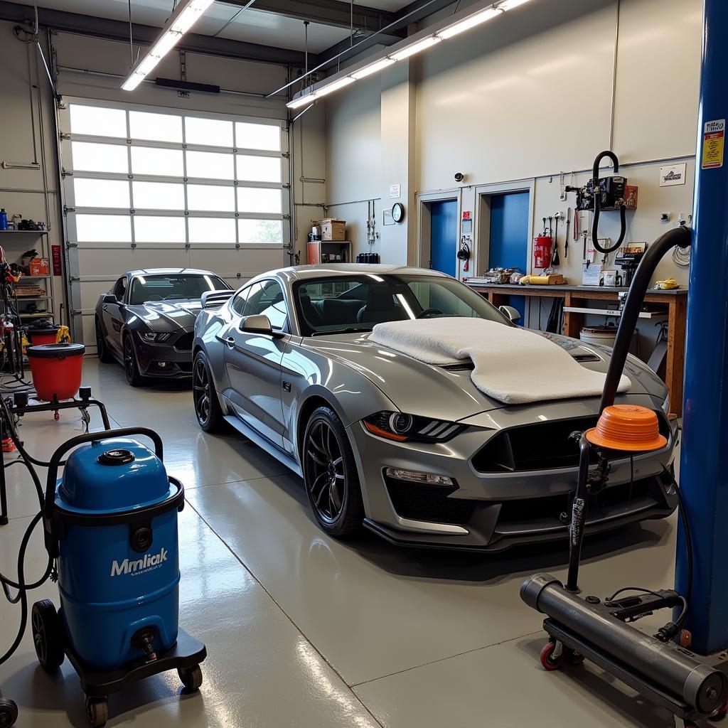 Essential Car Detailing Shop Equipment Setup