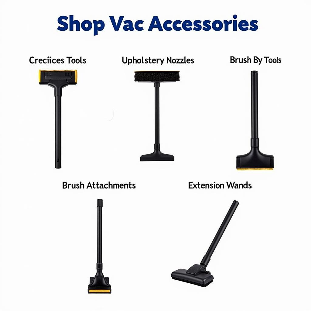 Car Detailing Shop Vac Accessories Kit