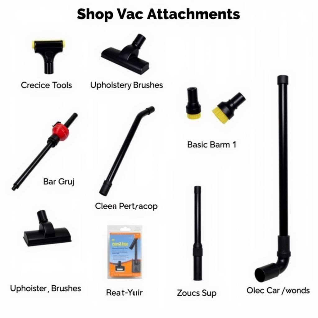 Car Detailing Shop Vac Attachments