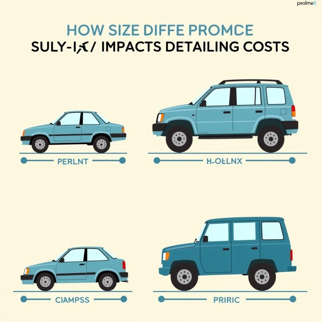 Car Detailing Size Comparison