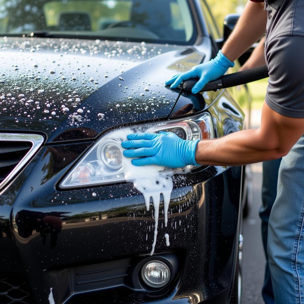 Exterior car wash in South NJ