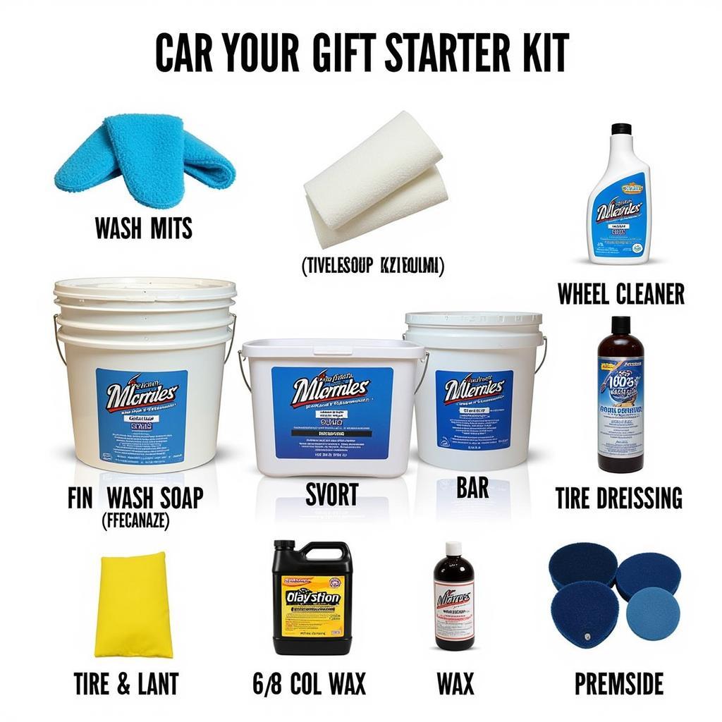 Essential Car Detailing Starter Kit Items