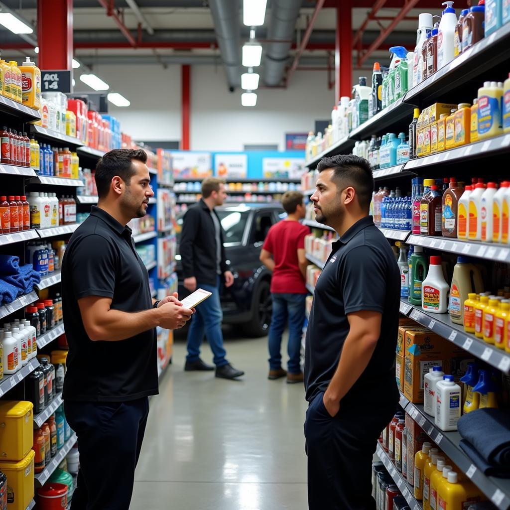 Car Detailing Supplies at a Local Store in Burnaby