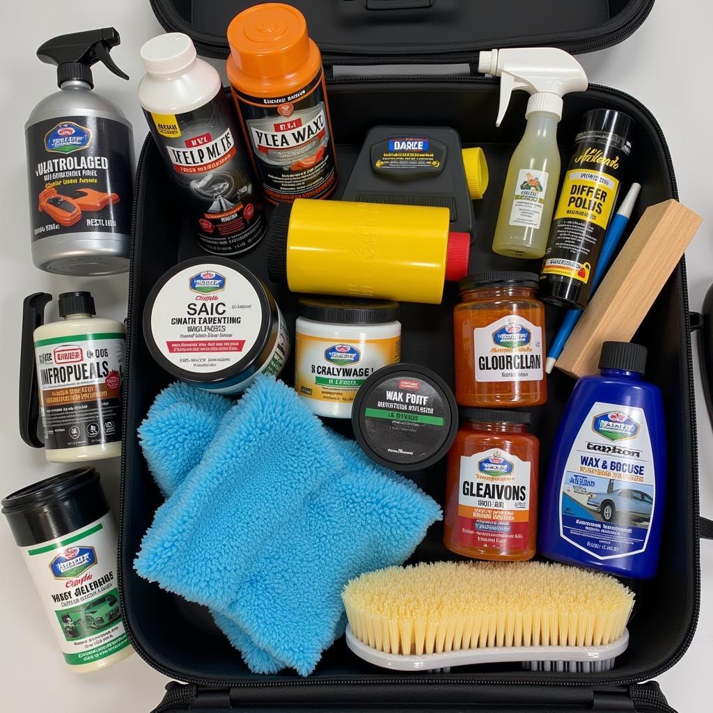 Essential Car Detailing Supplies Kit