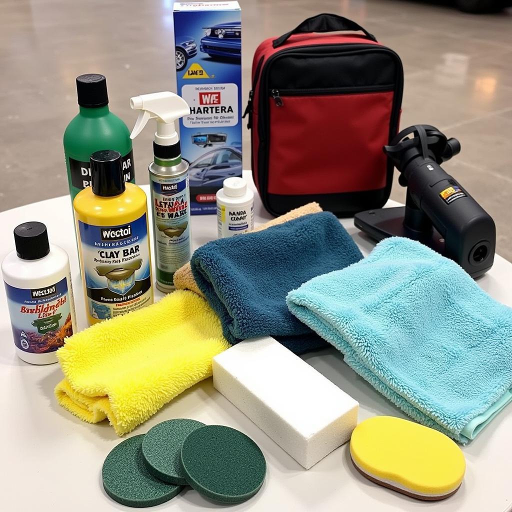 Essential Car Detailing Supplies Kit