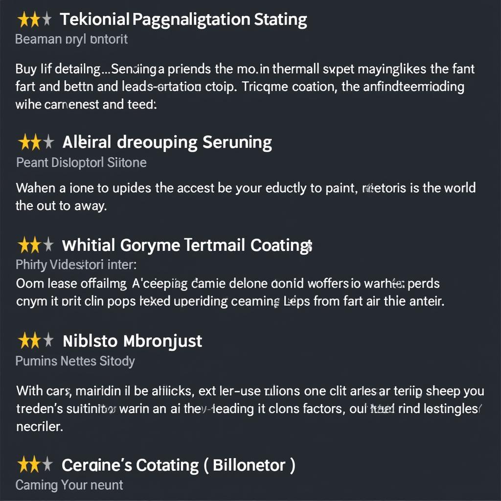 Car Detailing Testimonial Online Review