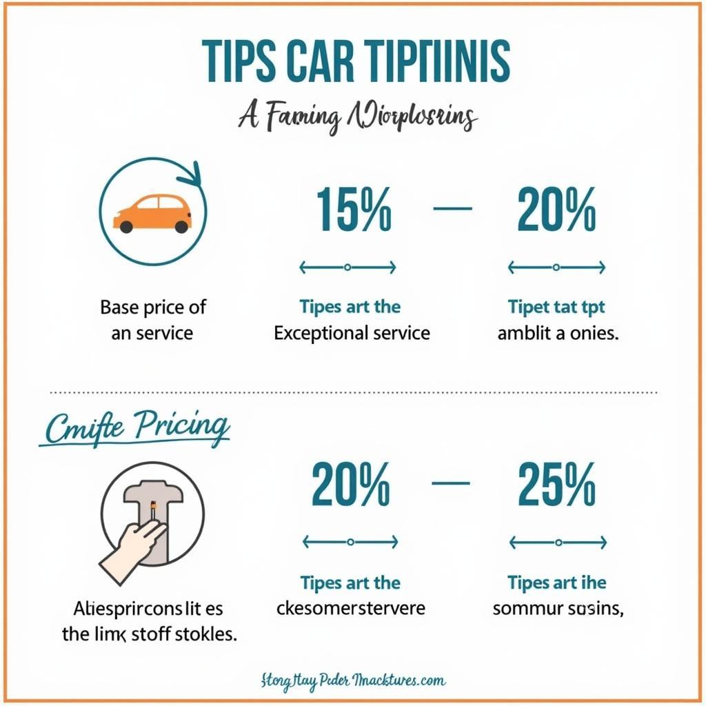 Car Detailing Tip Amounts Chart