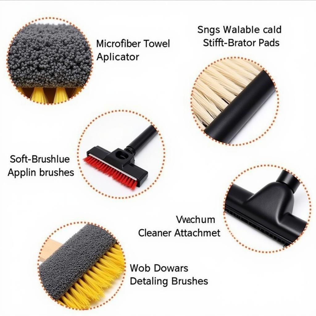 Car Detailing Tools and Applicators