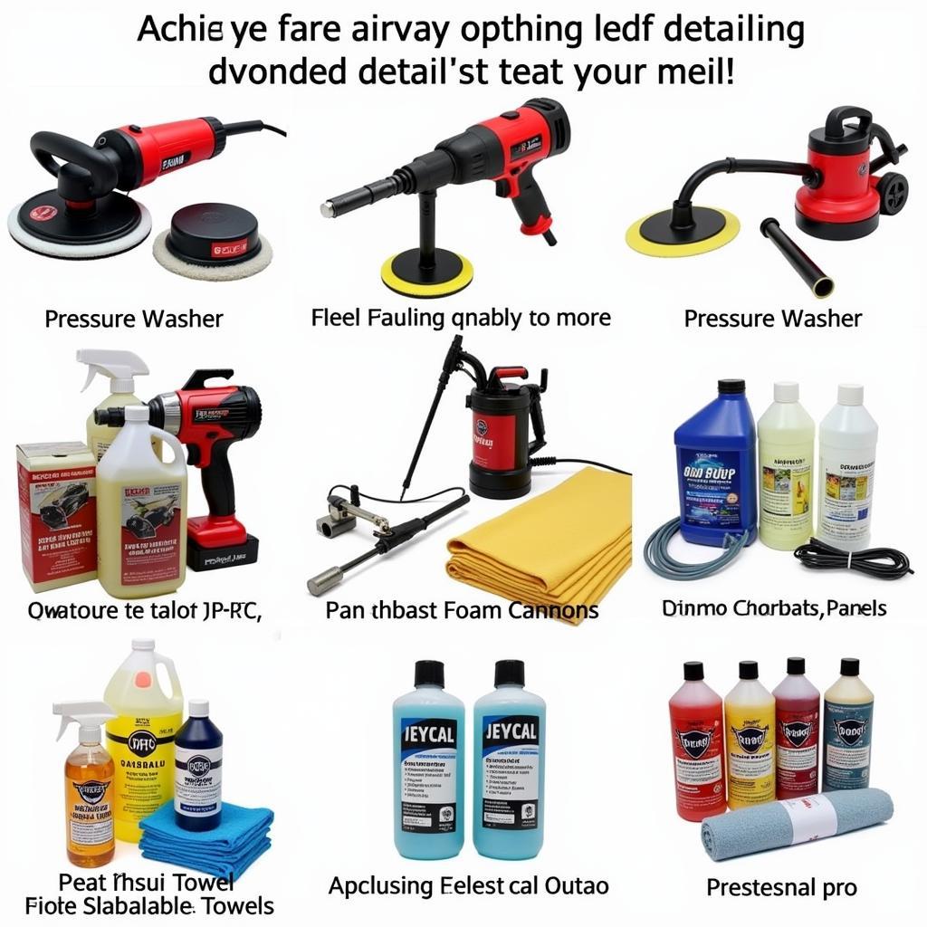 Essential Car Detailing Tools and Equipment