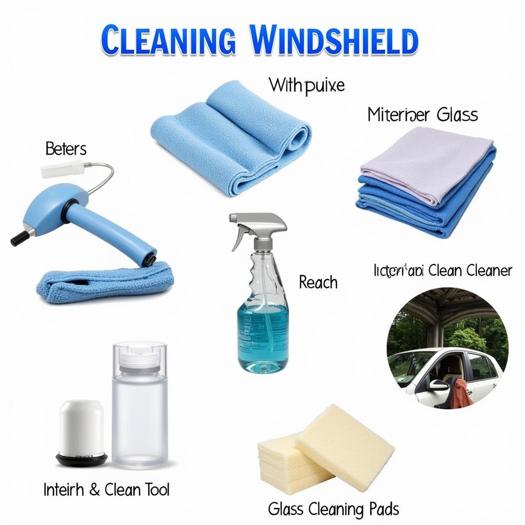 Car Detailing Tools for Cleaning Windshield