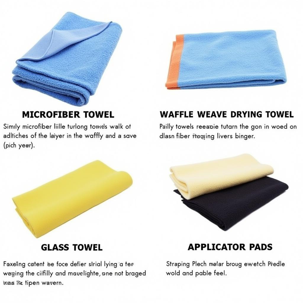 Different Types of Car Detailing Towels