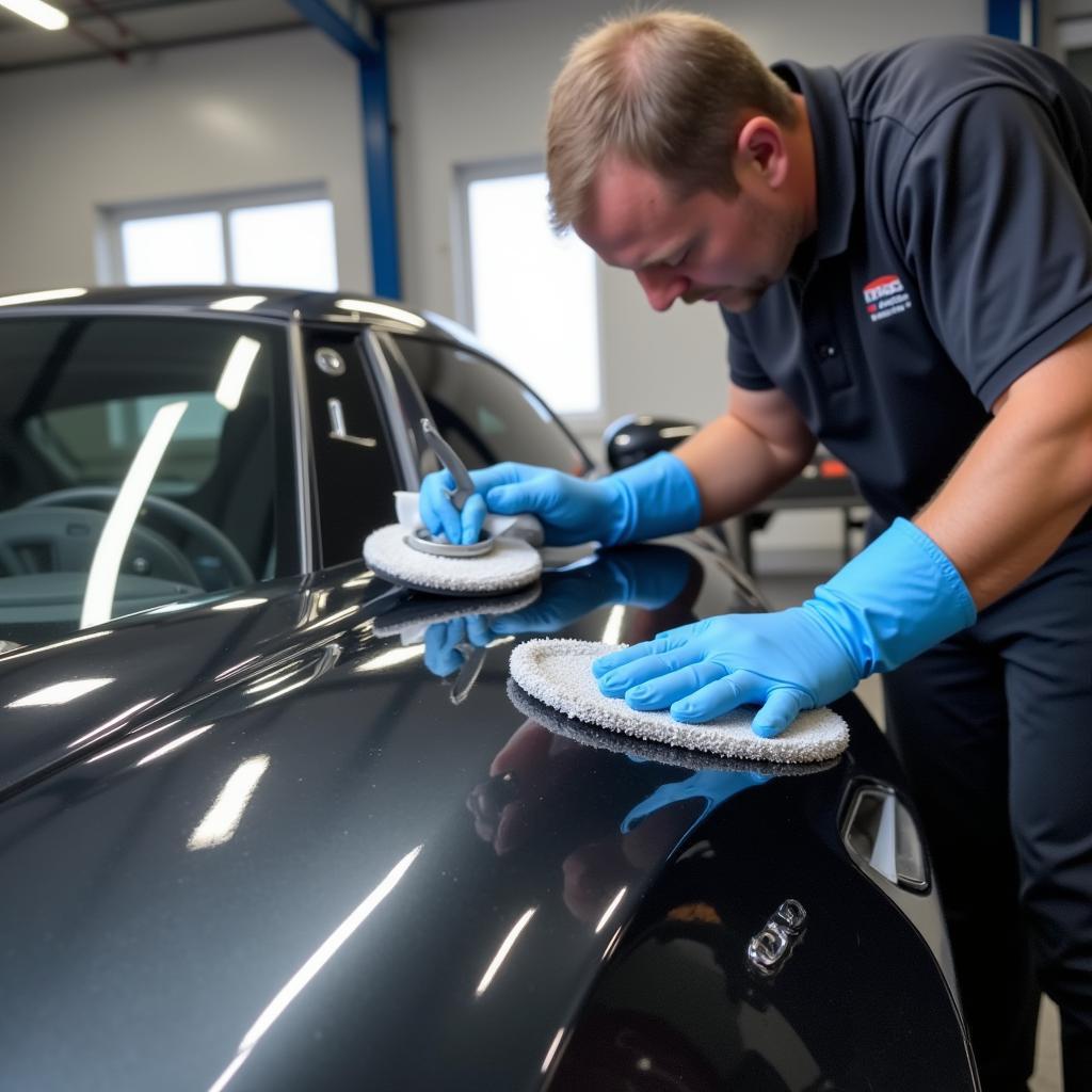 Applying Ceramic Coating in Tuscaloosa