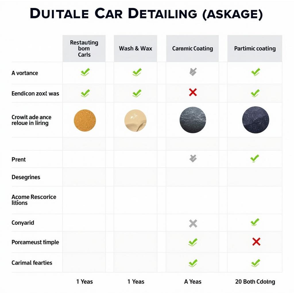 Longevity of Different Car Detailing Types