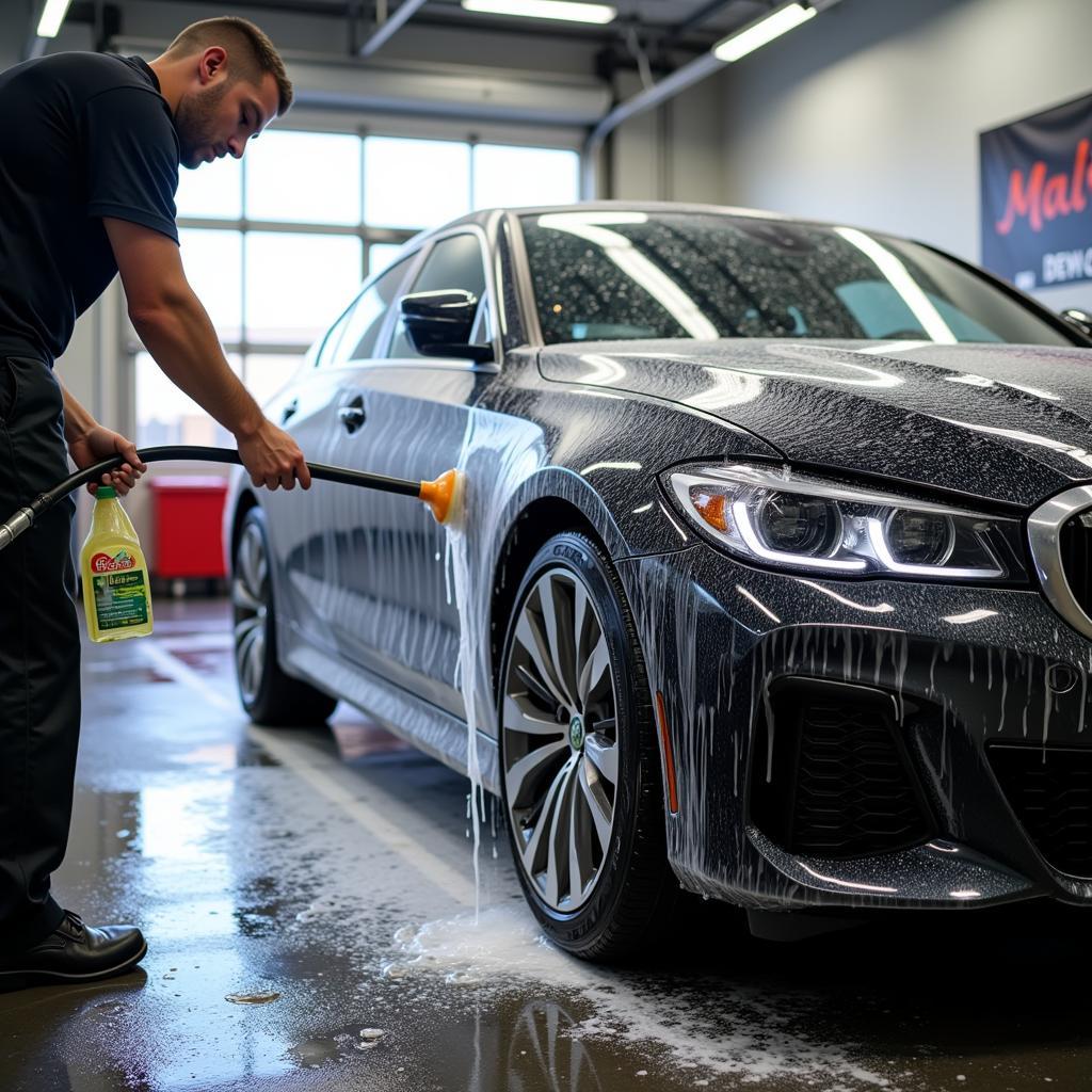 Professional car detailing exterior wash in Tyrone GA