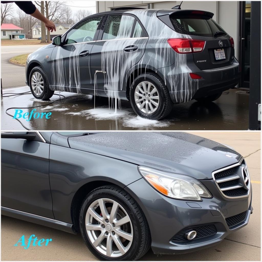 Professional car detailing exterior wash in Union City, TN