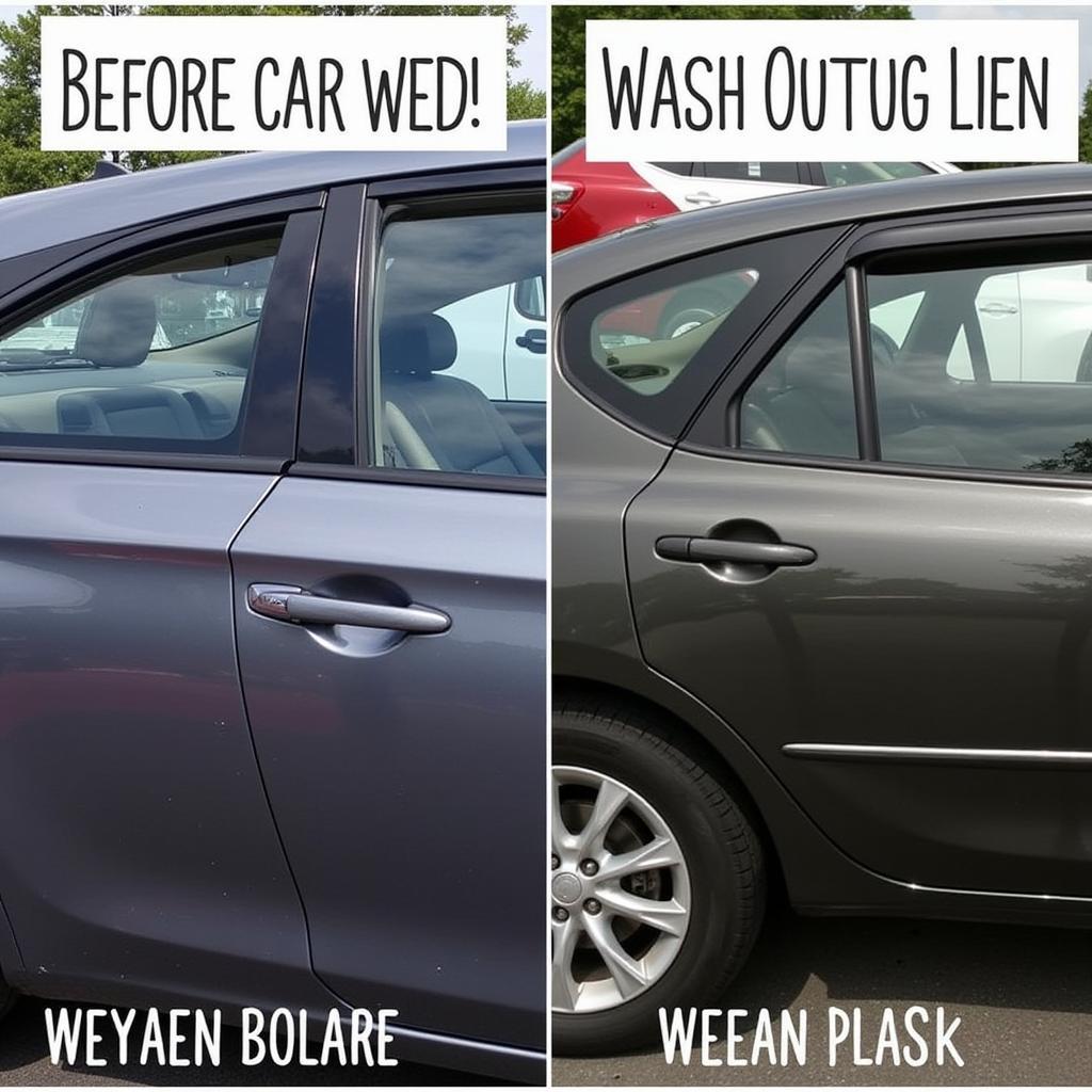 Car Detailing vs. Car Wash: A Visual Comparison