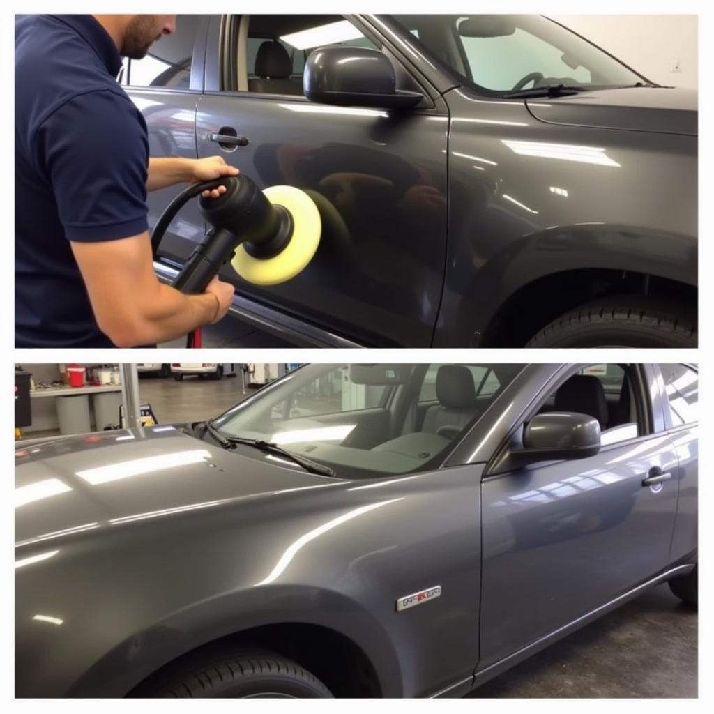 Car Paint Correction Process in Waco