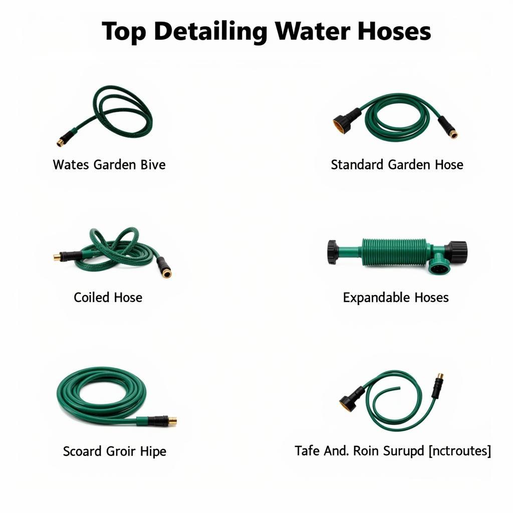 Different Types of Car Detailing Water Hoses