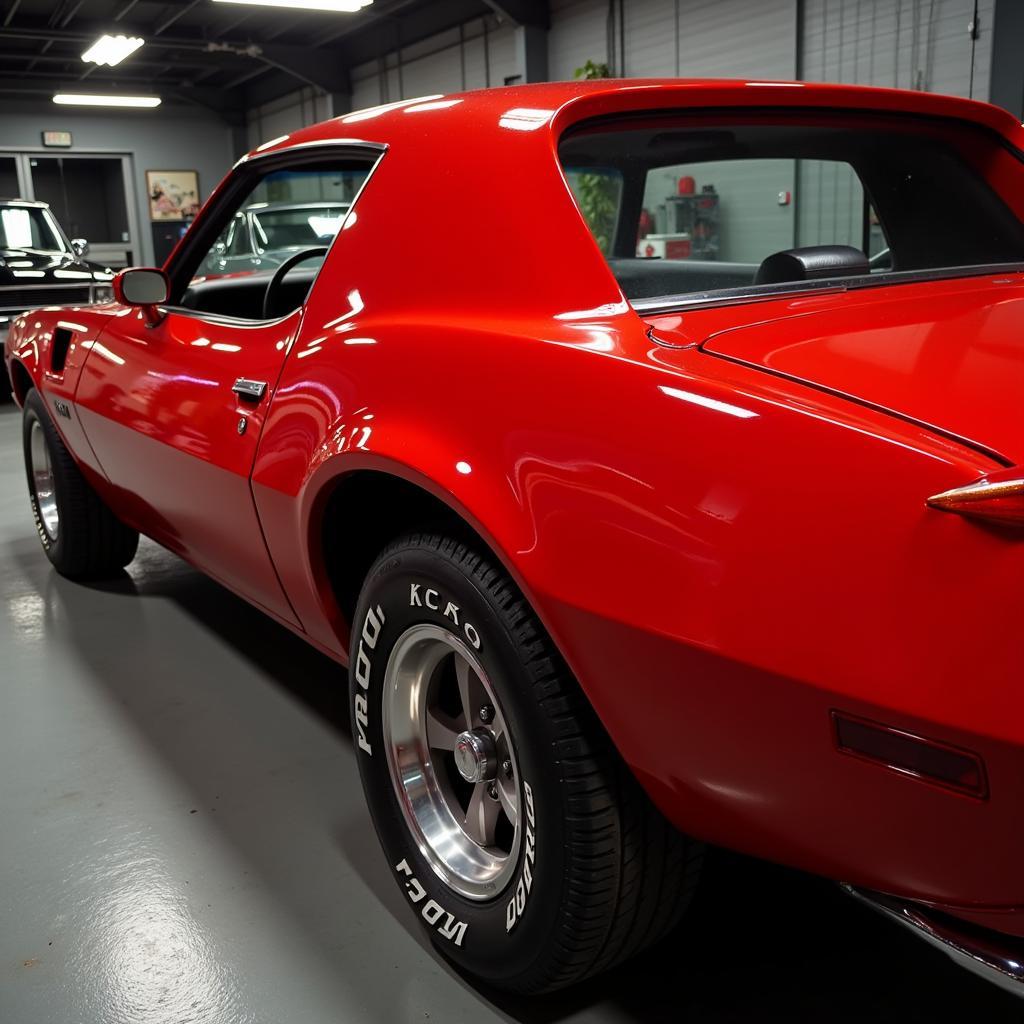 A finished car detail at a shop in Wayne, NJ